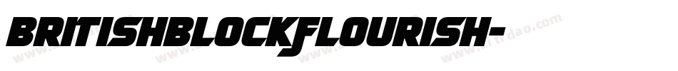 BritishBlockFlourish字体转换