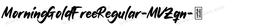 MorningGoldFreeRegular-MVZqn字体转换