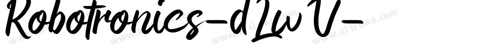 Robotronics-dLwV字体转换