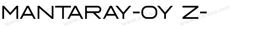 MantaRay-oy2z字体转换
