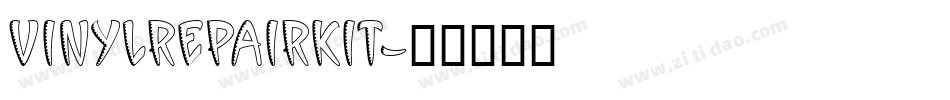 VINYLREPAIRKIT字体转换