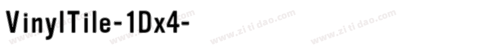 VinylTile-1Dx4字体转换