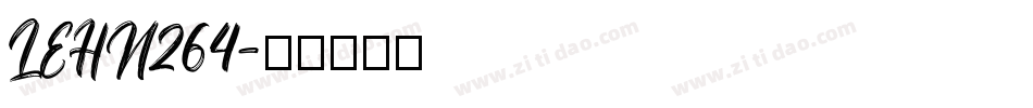 LEHN264字体转换