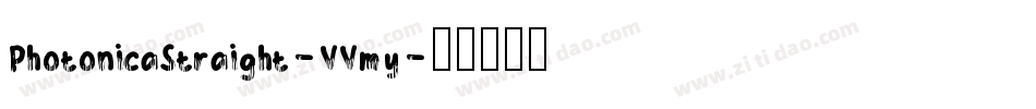 PhotonicaStraight-VVmy字体转换 PhotonicaStraight-VVmy字体转换