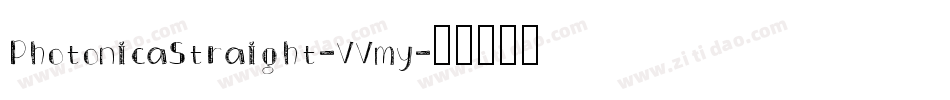 PhotonicaStraight-VVmy字体转换 PhotonicaStraight-VVmy字体转换