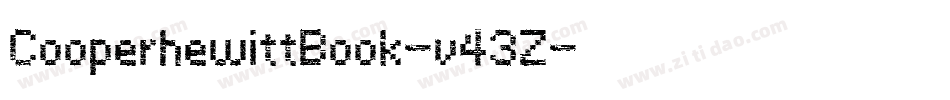 CooperhewittBook-v43Z字体转换