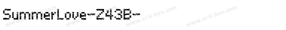 SummerLove-Z43B字体转换