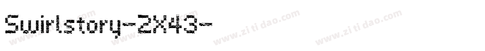 Swirlstory-2X43字体转换