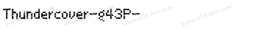 Thundercover-g43P字体转换
