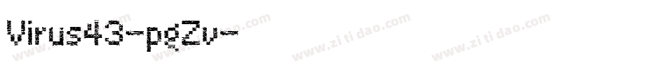 Virus43-pgZv字体转换