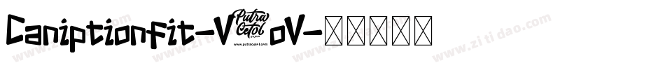 Caniptionfit-V4oV字体转换