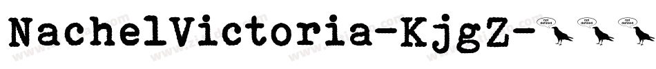 NachelVictoria-KjgZ字体转换