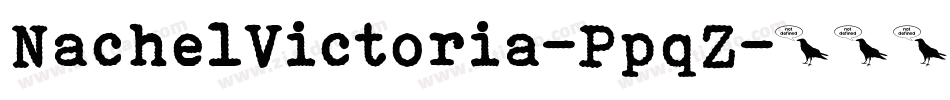NachelVictoria-PpqZ字体转换