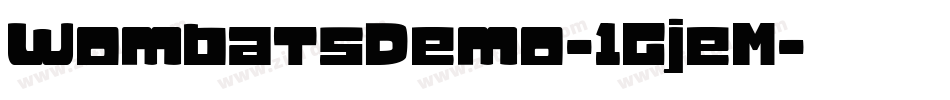 WombatsDemo-1GjeM字体转换