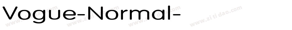 Vogue-Normal字体转换