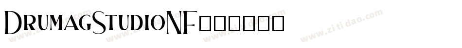 DrumagStudioNF字体转换