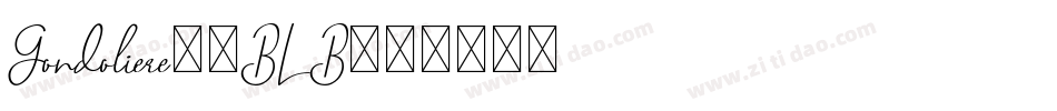 Gondoliere-4BLB字体转换