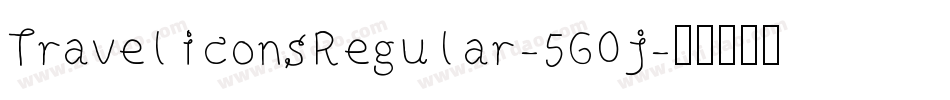 TraveliconsRegular-5GOj字体转换