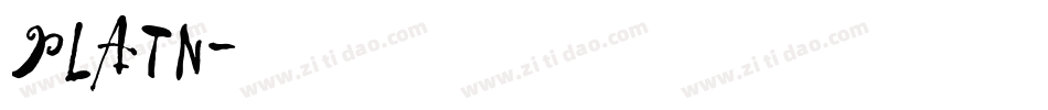 PLATN字体转换