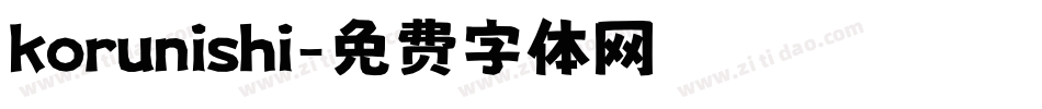 korunishi字体转换