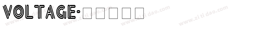 Voltage字体转换
