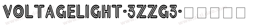 VoltageLight-3zzG3字体转换