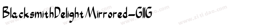 BlacksmithDelightMirrored-GllG字体转换 BlacksmithDelightMirrored-GllG字体转换