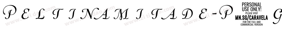 Peltinamitade-P5gd字体转换