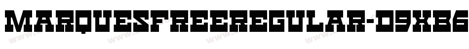 MarquesfreeRegular-d9xB6字体转换