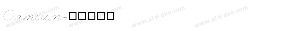 Cancun字体转换