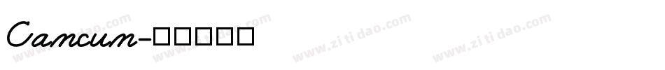 Cancun字体转换