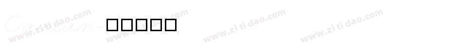 Cancun字体转换