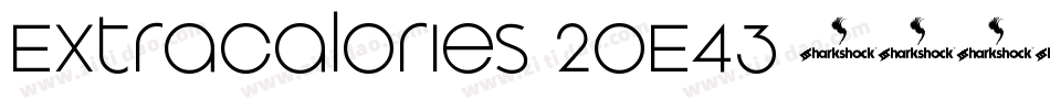 Extracalories-2OE43字体转换