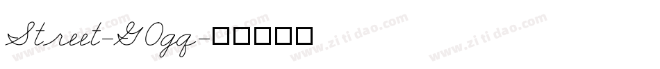 Street-G0gq字体转换