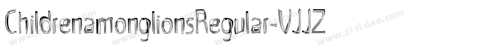 ChildrenamonglionsRegular-VJJZ字体转换