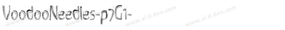 VoodooNeedles-p7G1字体转换