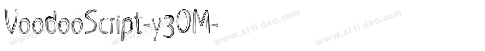 VoodooScript-y3OM字体转换