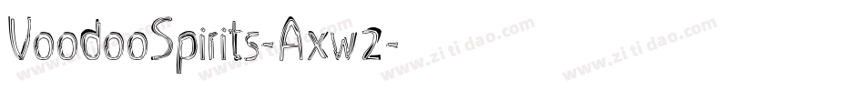 VoodooSpirits-Axw2字体转换
