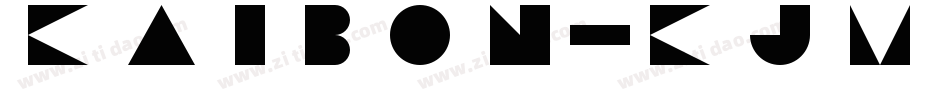 Kaibon-KjMo字体转换