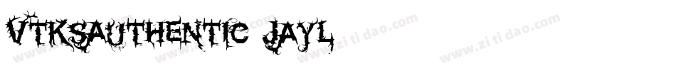 VtksAuthentic-jayl字体转换
