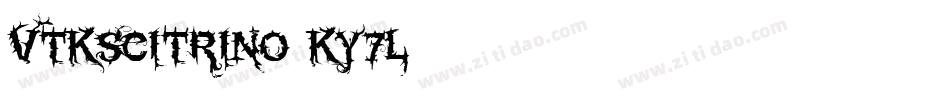 VtksCitrino-Ky7l字体转换