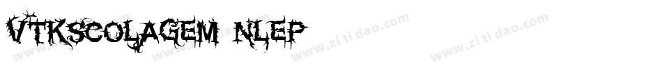 VtksColagem-nLeP字体转换