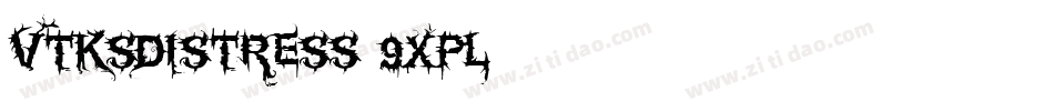 VtksDistress-9XpL字体转换