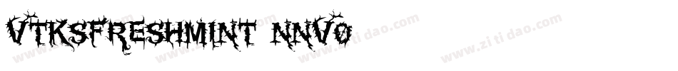 VtksFreshMint-nnV0字体转换