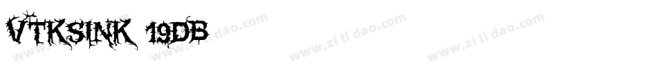 VtksInk-19dB字体转换
