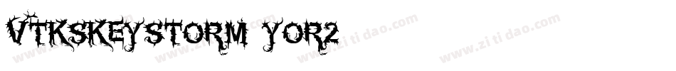 VtksKeystorm-YOr2字体转换