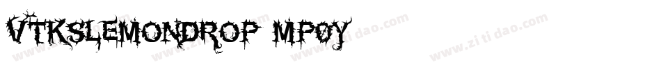 VtksLemonDrop-Mp0Y字体转换