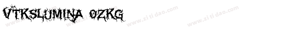 VtksLumina-0zKG字体转换