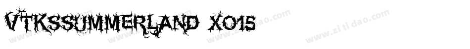 VtksSummerland-xo15字体转换