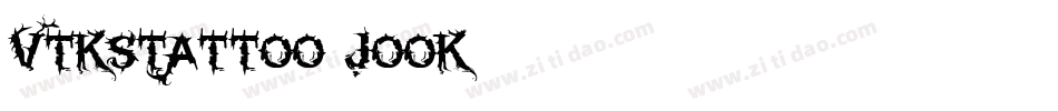 VtksTattoo-JOoK字体转换